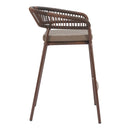  Zuo Skye 704166 Set of 2 Barstool - Brown IMAGE 4