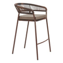  Zuo Skye 704166 Set of 2 Barstool - Brown IMAGE 5