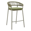  Zuo Skye 704165 Set of 2 Barstool - Green IMAGE 1
