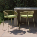  Zuo Skye 704165 Set of 2 Barstool - Green IMAGE 8