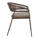  Zuo Skye 704164 Set of 2 Dining Chair - Brown IMAGE 3