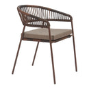  Zuo Skye 704164 Set of 2 Dining Chair - Brown IMAGE 4