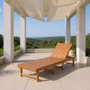 Zuo Breath 704162 Chaise Lounge - Brown IMAGE 4