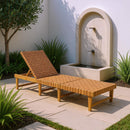 Zuo Breath 704162 Chaise Lounge - Brown IMAGE 5