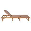  Zuo Breath 704162 Chaise Lounge - Brown IMAGE 6