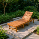  Zuo Breath 704162 Chaise Lounge - Brown IMAGE 7