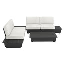  Zuo Tien 704159 LHF Loveseat - Beige IMAGE 2