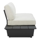  Zuo Tien 704159 LHF Loveseat - Beige IMAGE 5