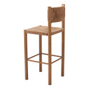  Zuo Iska 704158 Set of 2 Barstool - Natural IMAGE 3