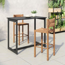  Zuo Iska 704158 Set of 2 Barstool - Natural IMAGE 6
