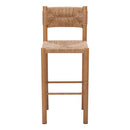  Zuo Iska 704158 Set of 2 Barstool - Natural IMAGE 7