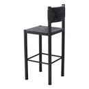  Zuo Iska 704157 Set of 2 Barstool - Black IMAGE 4