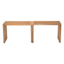  Zuo Riviera 704156 Set of 2 Extendable Bench - Natural IMAGE 6