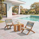  Zuo Riviera 704155 Set of 2 Extendable Stool - Natural IMAGE 11