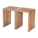  Zuo Riviera 704155 Set of 2 Extendable Stool - Natural IMAGE 1