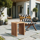  Zuo Riviera 704155 Set of 2 Extendable Stool - Natural IMAGE 8