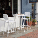  Zuo Kayu 704149 Barstool - White IMAGE 8