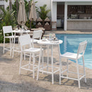 Zuo Kayu 704149 Barstool - White IMAGE 9