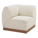  Zuo Christy 704147 Corner Chair - Beige IMAGE 1