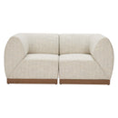  Zuo Christy 704147 Corner Chair - Beige IMAGE 2