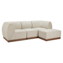  Zuo Christy 704146 Armless Chair - Beige IMAGE 16