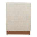  Zuo Christy 704146 Armless Chair - Beige IMAGE 7