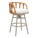  Zuo Safal 704143 Swivel Barstool - Multicolor IMAGE 1