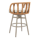 Zuo Safal 704143 Swivel Barstool - Multicolor IMAGE 3