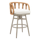  Zuo Safal 704143 Swivel Barstool - Multicolor IMAGE 6