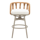  Zuo Safal 704143 Swivel Barstool - Multicolor IMAGE 7
