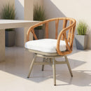  Zuo Safal 704142 Swivel Dining Chair - Multicolor IMAGE 2