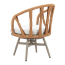  Zuo Safal 704142 Swivel Dining Chair - Multicolor IMAGE 3