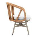  Zuo Safal 704142 Swivel Dining Chair - Multicolor IMAGE 6