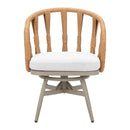  Zuo Safal 704142 Swivel Dining Chair - Multicolor IMAGE 9