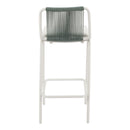  Zuo Luft 704140 Set of 2 Barstool - White/Green IMAGE 11