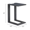  Zuo Tudi 704136 Side Table - Black IMAGE 11