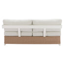  Zuo Gelo 704135 Sofa - White/Brown IMAGE 12