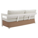  Zuo Gelo 704135 Sofa - White/Brown IMAGE 2