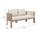  Zuo Rebel 704127 Sofa - Beige IMAGE 14
