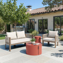  Zuo Rebel 704127 Sofa - Beige IMAGE 5