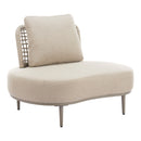  Zuo Ruhe 704124 Accent Chair - Beige IMAGE 1