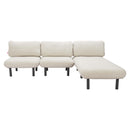  Zuo Aperto 704123 Chaise - Beige IMAGE 13
