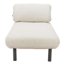  Zuo Aperto 704123 Chaise - Beige IMAGE 7