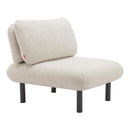  Zuo Aperto 704122 Accent Chair - Beige IMAGE 1