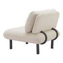 Zuo Aperto 704122 Accent Chair - Beige IMAGE 2
