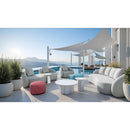  Zuo Aruz 704119 Ottoman - Red IMAGE 4