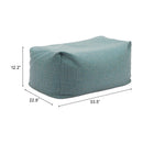  Zuo Aroz 704118 Ottoman - Green IMAGE 7