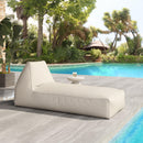  Zuo Kalm 704117 Chaise Lounge - Beige IMAGE 3