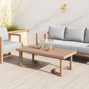  Zuo Leto 704116 Coffee Table - Brown IMAGE 9