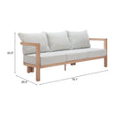  Zuo Leto 704115 Sofa - Gray IMAGE 11